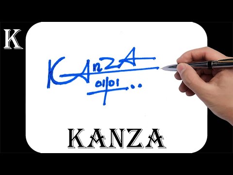 How to signature your name | Autograph | Billinioare signature | Kanza Name Signature Style