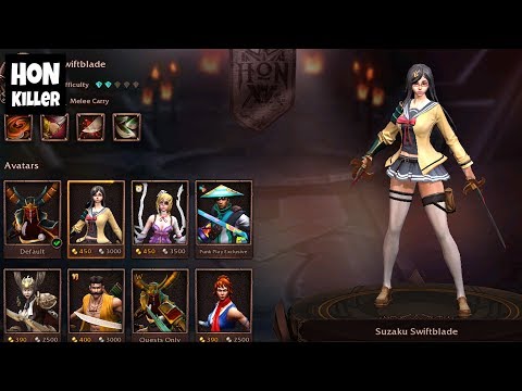 HoN Swiftblade Suzaku Gameplay - TroubleNutz - Legendary