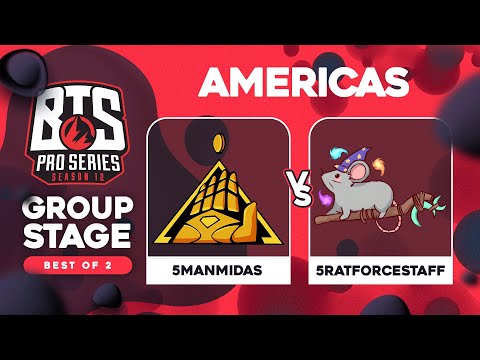 5ManMidas vs 5RATFORCESTAFF Game 2 - BTS Pro Series 12 AM: Groups w/ Kmart & ET