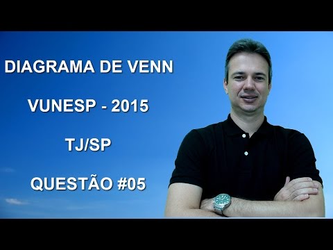 VUNESP06NSQ05 – VUNESP – 2015 – TJ/SP – DIAGRAMA DE VENN (www.gurudamatematica.com.br)