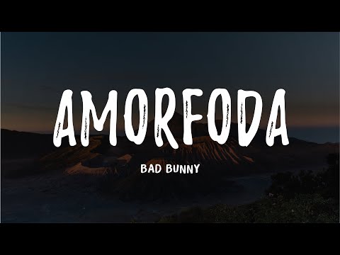 Bad Bunny - Amorfoda (Letras / Lyrics)