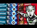 I Deflected EVERY ULTIMATE As GENJI In Overwatch