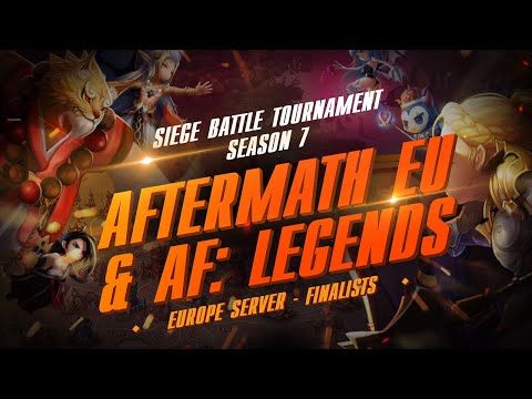 [EN] Interview with the leaders of Siege Tournament finalists Aftermath EU and AF: Legends !