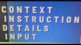 CIDI Framework in Prompt Engineering |How to write effective prompts