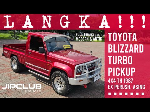 Thumbnail for Langka!Toyota Blizzard Turbo Pickup 4x4 th 1987 ex perusahaan asing,full fiture modern, antik! by Toyota Blizzard