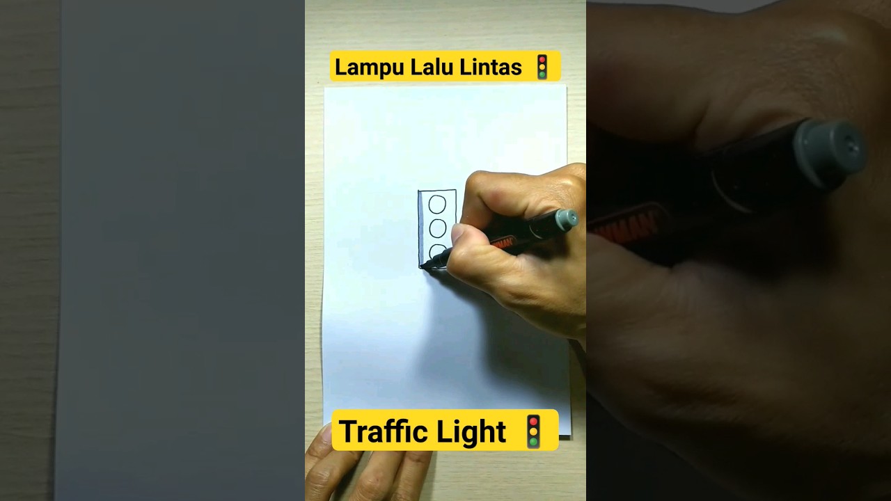 Menggambar Lampu Lalu Lintas #menggambar #gambar #howtodraw #drawing #draw #trafficlight