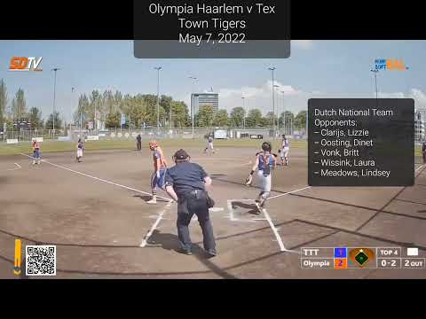 Olympia Haarlem v Tex Town Tigers (Alyson Spinas-Valainis pitch reel)