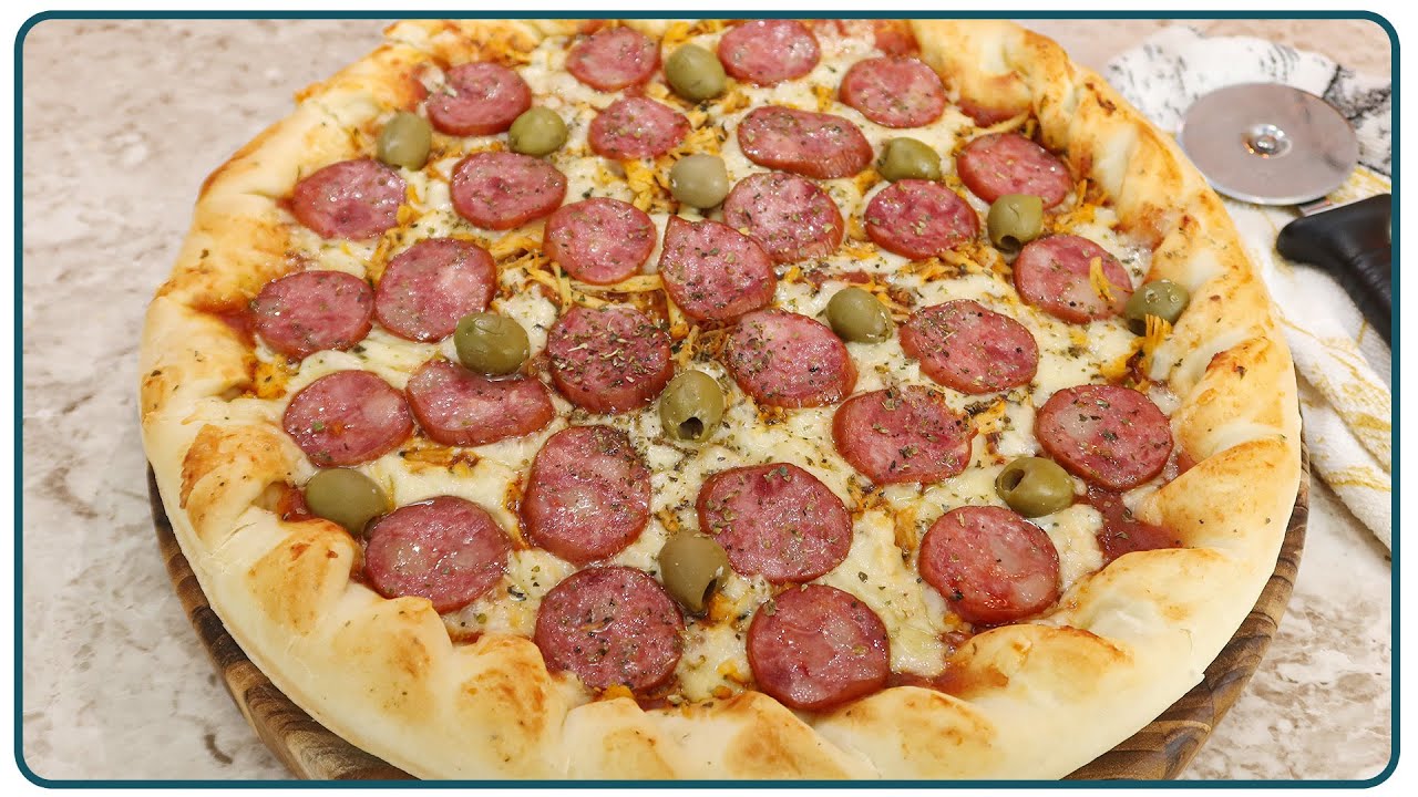 NEVER SPEND MONEY ON STUFFED EDGE PIZZA AGAIN, MAKE YOUR PIZZA AT HOME! | Nandu Andrade