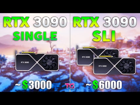 RTX 3090 SLI vs RTX 3090 Single - Test in 8K