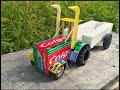 How To Make A Toy With Colgate Tractor Toothpaste Box At Home DIY Toy