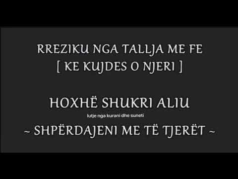 Rreziku nga tallja me fe KUJDES! - Shukri Aliu