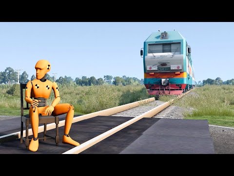 Dummy's Bad Day 😱 - Train Accidents #12 | BeamNG.drive