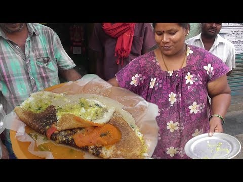Egg ( Anda ) Masala Dosa | Tamil Nadu South Indian Street Food 2018 Video