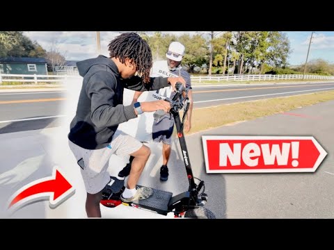 MIKE GOT A BRAND NEW ELECTRIC SCOOTER 😱🔥