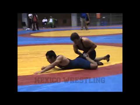 Libre 74 kgs Felipe Arangure(JAL) Juan Pelagio Chaparro(NL) Nacional 1era fuerza #MexicoWrestling