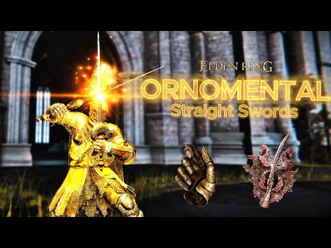 Ornamental Straight Swords [ Elden Ring ]  PvP Dexterity Build is Ridiculously POWERFUL!