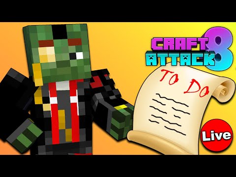 Letzte To-Do's vor Craft Attack 8 Ende ✔️ - Craft Attack 8 Live #060