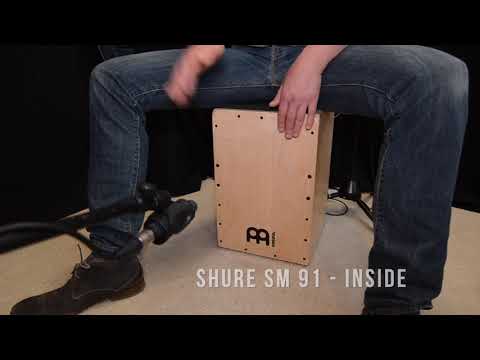 Meinl Cajon Preamp   Sound Demo   Mic Comparison   Copy