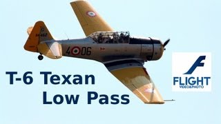 preview picture of video 'AMAZING AIRPLANE LOW PASS: T-6 Texan Fly By'