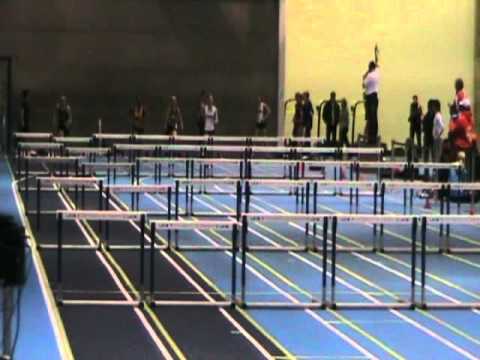 2012 U of T Fred Foot Womens 60mh Prelims Heat 1 - 1-21-12