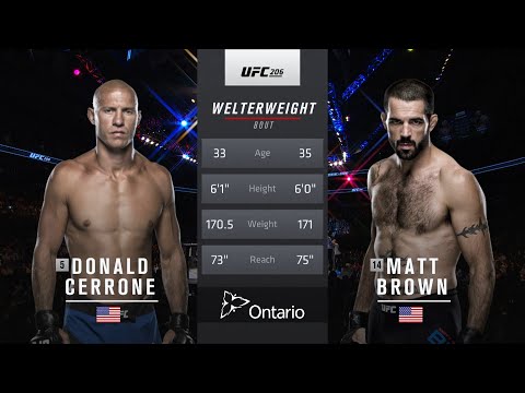 Donald "Cowboy" Cerrone vs Matt Brown Full Fight Full HD