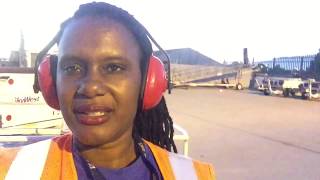 Thankful for my job! Follow me around the ramp.