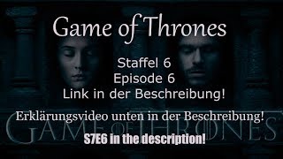 Game of Thrones Staffel 6 Folge 6 - Deutsch/HD (Link/Stream) - Blut von meinem Blut