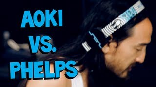 Michael Phelps vs. Steve Aoki - SOL Republic Saviors of Sound