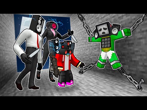 Mynez - JJ is HOLDING MIKEY  HOSTAGE! How do you save MIKEY TV MAN in Minecraft - Maizen