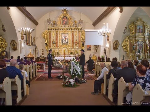 Pożegnanie zmarłego kapłana ks.kanonika Tadeusza Wilamowskiego w Sampławie  cz.I