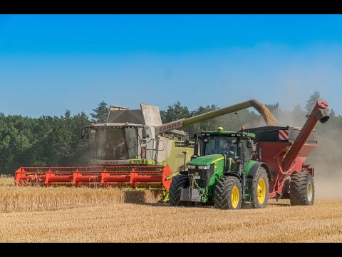 ★Ernte 2019★ 2xClaas Lexion 750 in der Wintergerste
