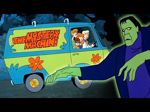 Scooby Doo Mystery Machine Ambience - Haunted Woods, Thunder, Rain, Motor, Wind Sounds, Music