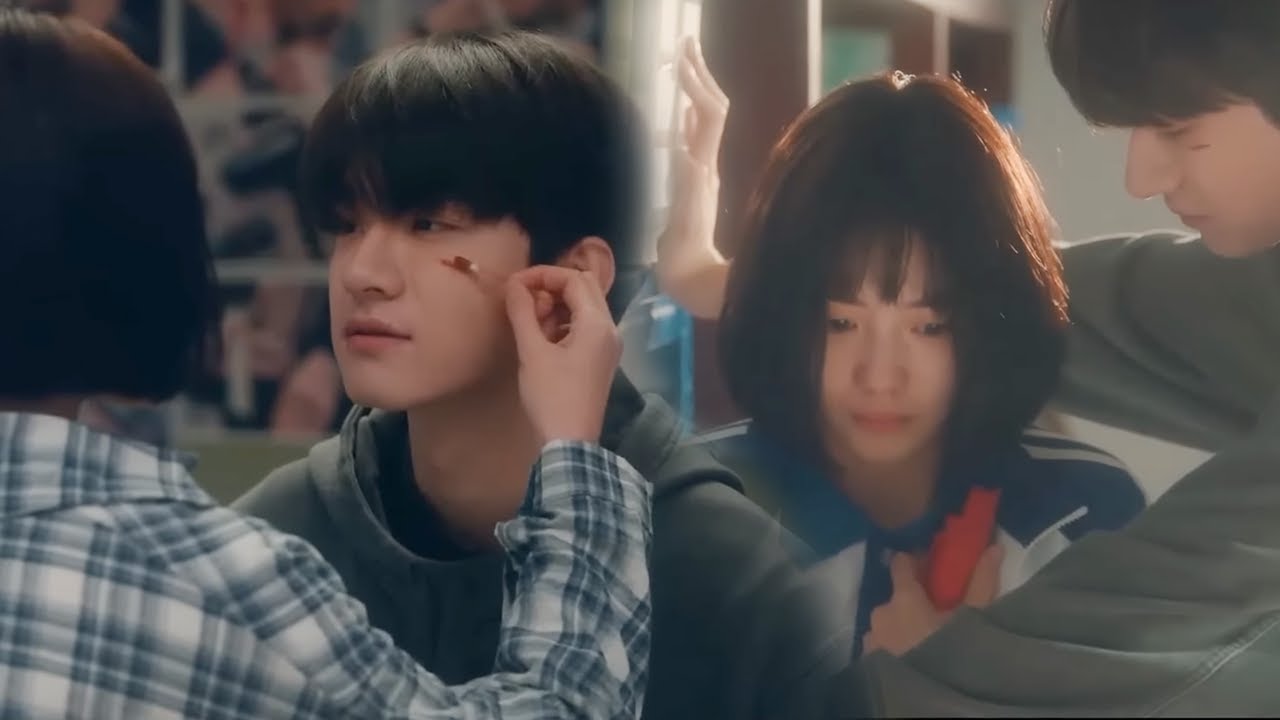 The girl was bullied on campus, the school boy saved her and fell in love with her again