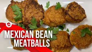 Mexican Bean Meatballs | High-Protein Vegan Recipe for Burgers & Salads!