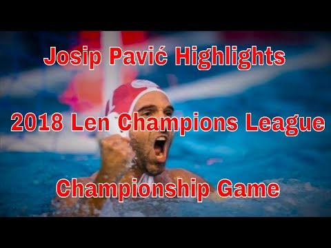 Josip Pavić Highlights from the 2018 Len Champions League Championship Game