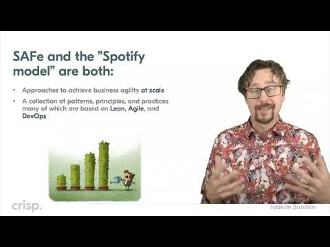Joakim Sundén   SAFe and the Spotify model