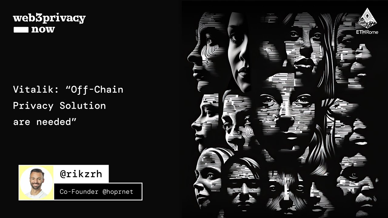 Vitalik: "Off-Chain Privacy Solution are needed" - Rik Krieger | Web3Privacy Now