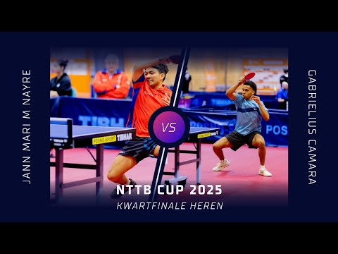 NTTB Cup 2025 - kwartfinale: Gabrielius Camara - Jann Mari M Nayre
