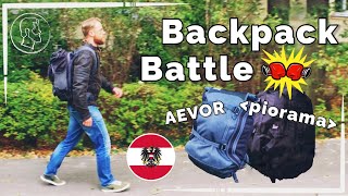 Risky Backpack Battle - 2 unusual carry-ons as your comfortable daily companion? Aevor vs Piorama