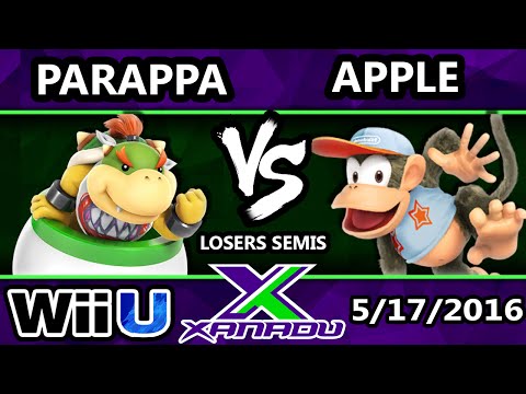 S@X 150 - Parappa (Bowser Jr.) Vs. Mutiny | Apple (Diddy) SSB4 Losers Semis - Smash Wii U - Smash 4
