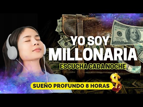 I AM A MILLIONAIRE! 💲 Affirmations for women - DIRECT to the subconscious 8 hours to sleep💤