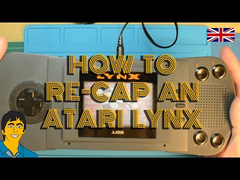 How to recap an original Atari Lynx Model 1 (Japanese Variant) (Capacitor and MOSFET replacement)