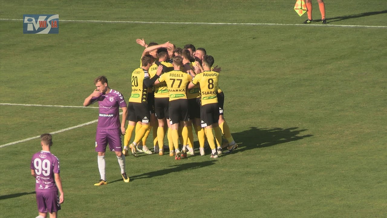 WIDEO: Siarka Tarnobrzeg - Podlasie Biała Podlaska 4-0 [SKRÓT MECZU]