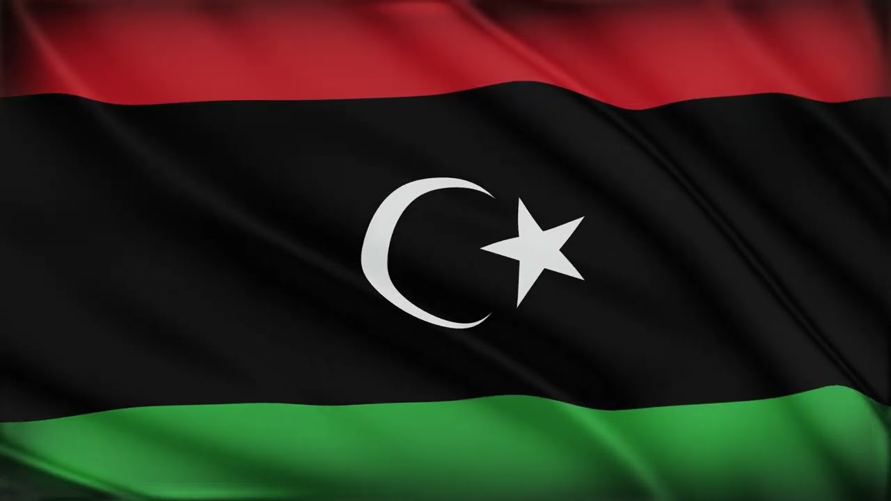 Libya Flag Waving | Libya Flag Background Video