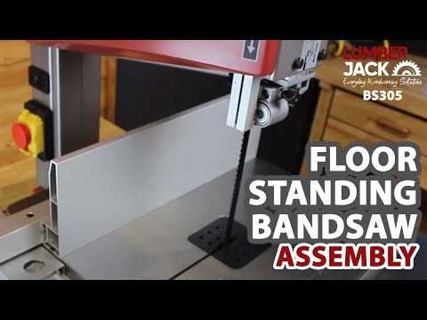 Lumberjack BS305 - 12" Floorstanding Professional Bandsaw - Assembly