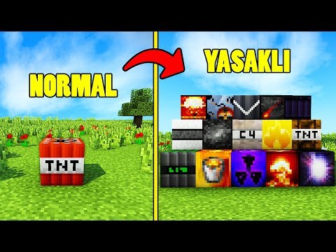 MİNECRAFT'TA OLMAMASI GEREKEN YASAKLI 15 YENİ TNT - Minecraft