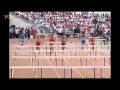 Chinese University Games hurdler destroys everything in path, does not care