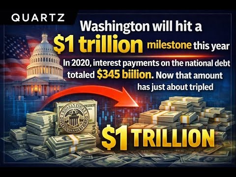 U.S. national debt interest payments to top $1 trillion in 2026