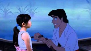 Incredible! Little Mermaid  beats up Prince Eric!! "Kiss The Girl"