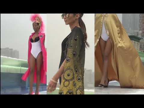 pretty girls at nyfw fashion show flying solo